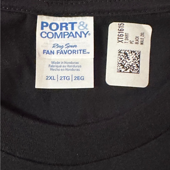 Camo American Flag Short Sleeve Classic Polyester Black Mens 2XL T-Shirt New - Picture 5 of 5